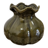Vase vert en céramique