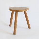 Light wood tripod stool