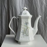 Mitterteich Bavaria teapot with blue lily pattern