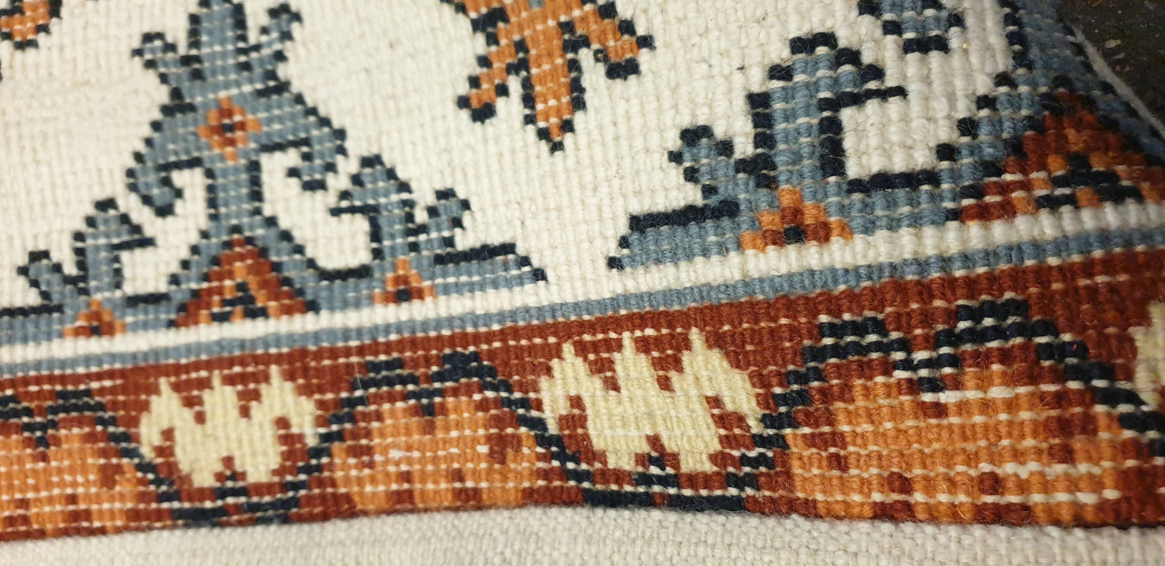 Anatolian oriental wool velvet rug