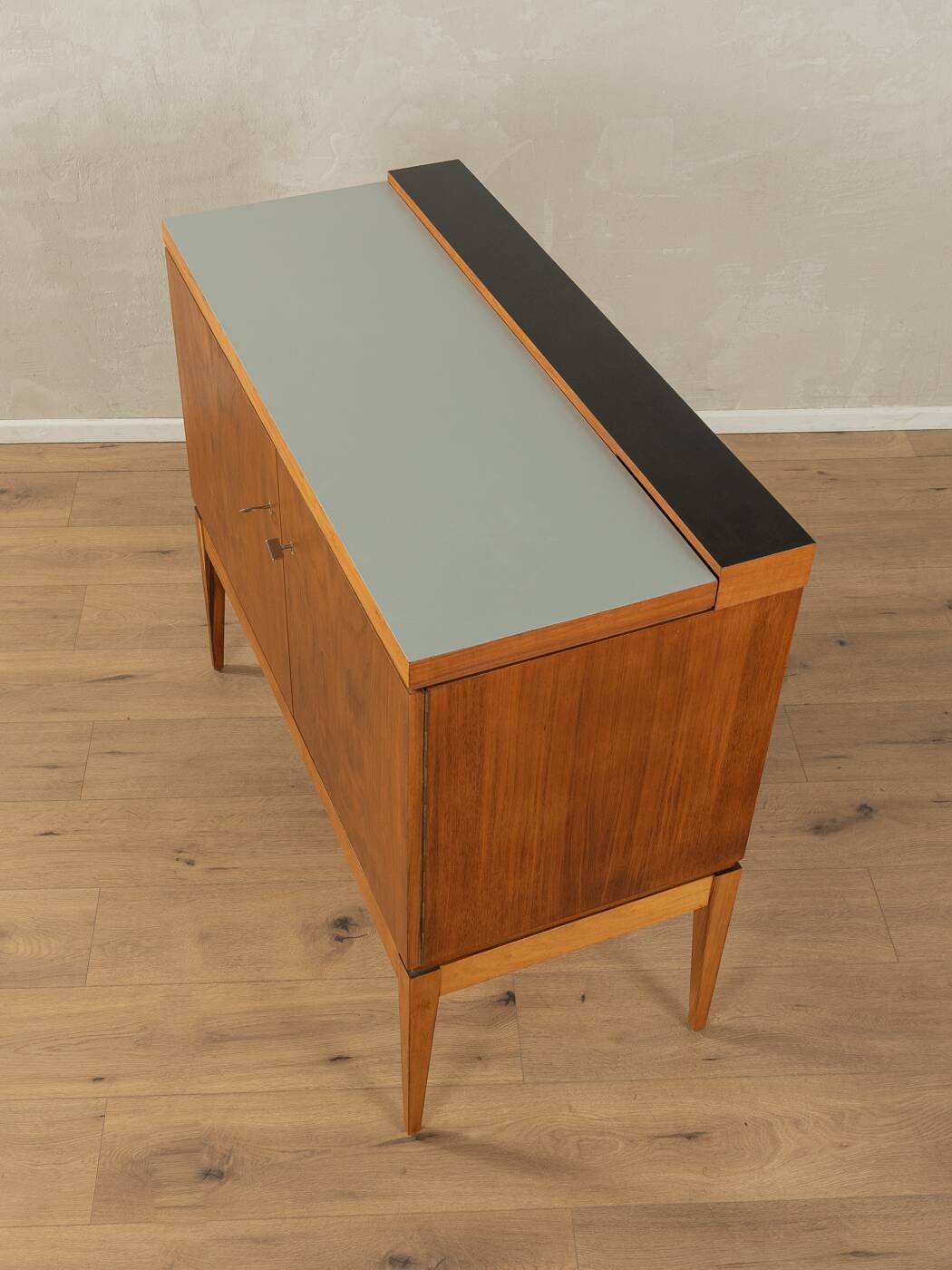 Unique Home Bar in a Dresser, 60s