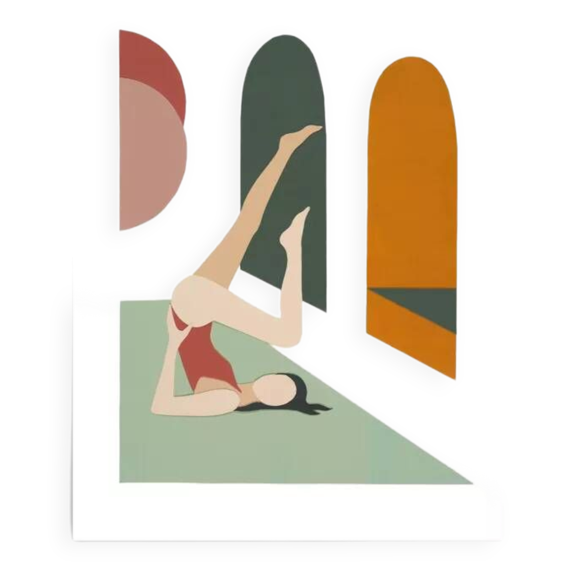 Lust Yoga - art print (30x40) signed ACKEOGH