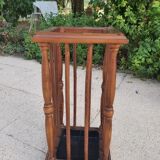 Vintage wooden umbrella holder