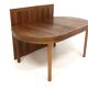 Table de salle à manger en noyer, "Rimbo" L-B Design Group,Troeds, Bjärnum, Suède,