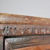 Encoignure en noyer, fin XIXe siècle