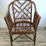 Bamboo armchair