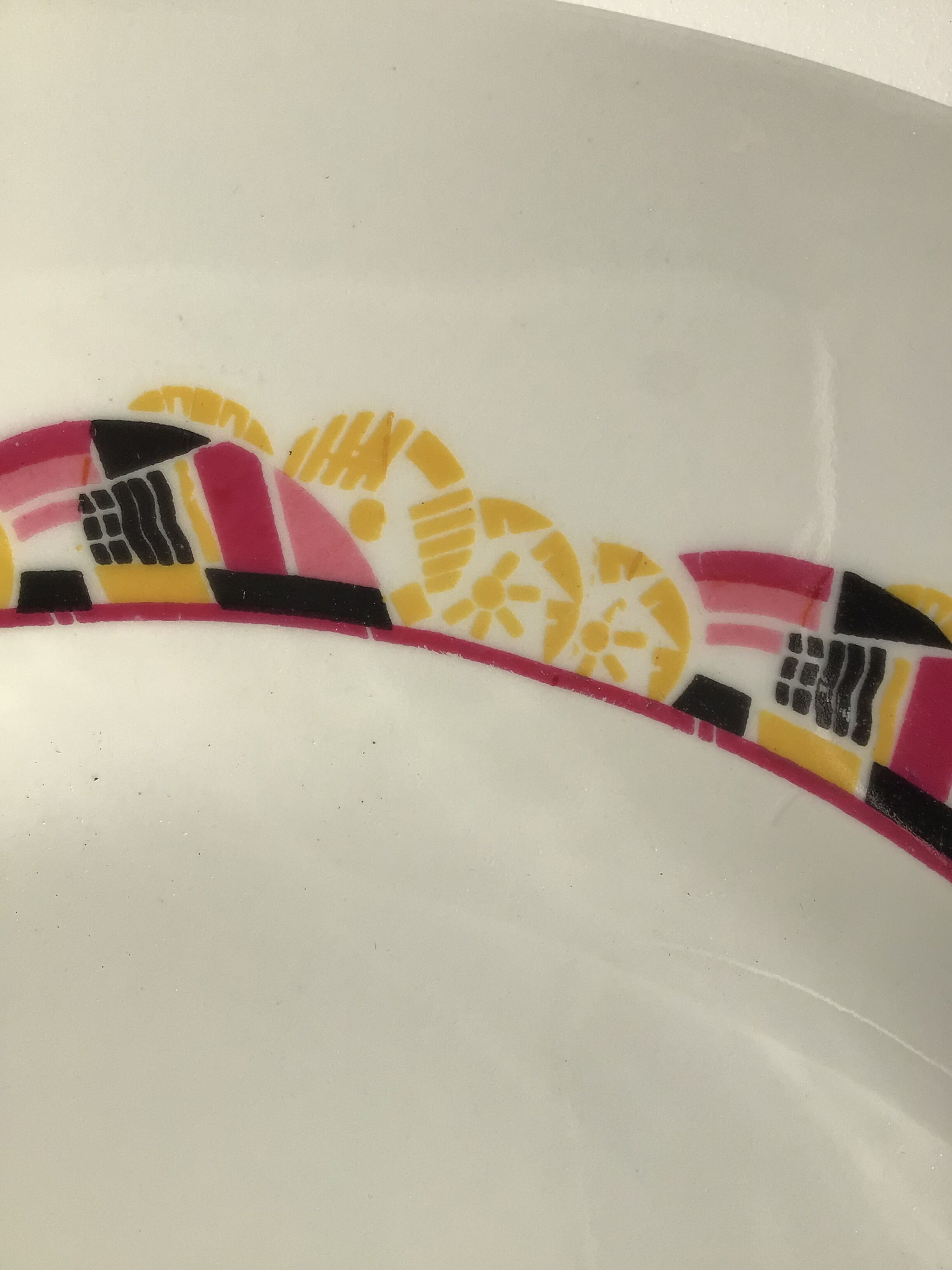 Hollow dish Limoges porcelain art deco