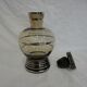 Vintage silver and smoked glass carafe
