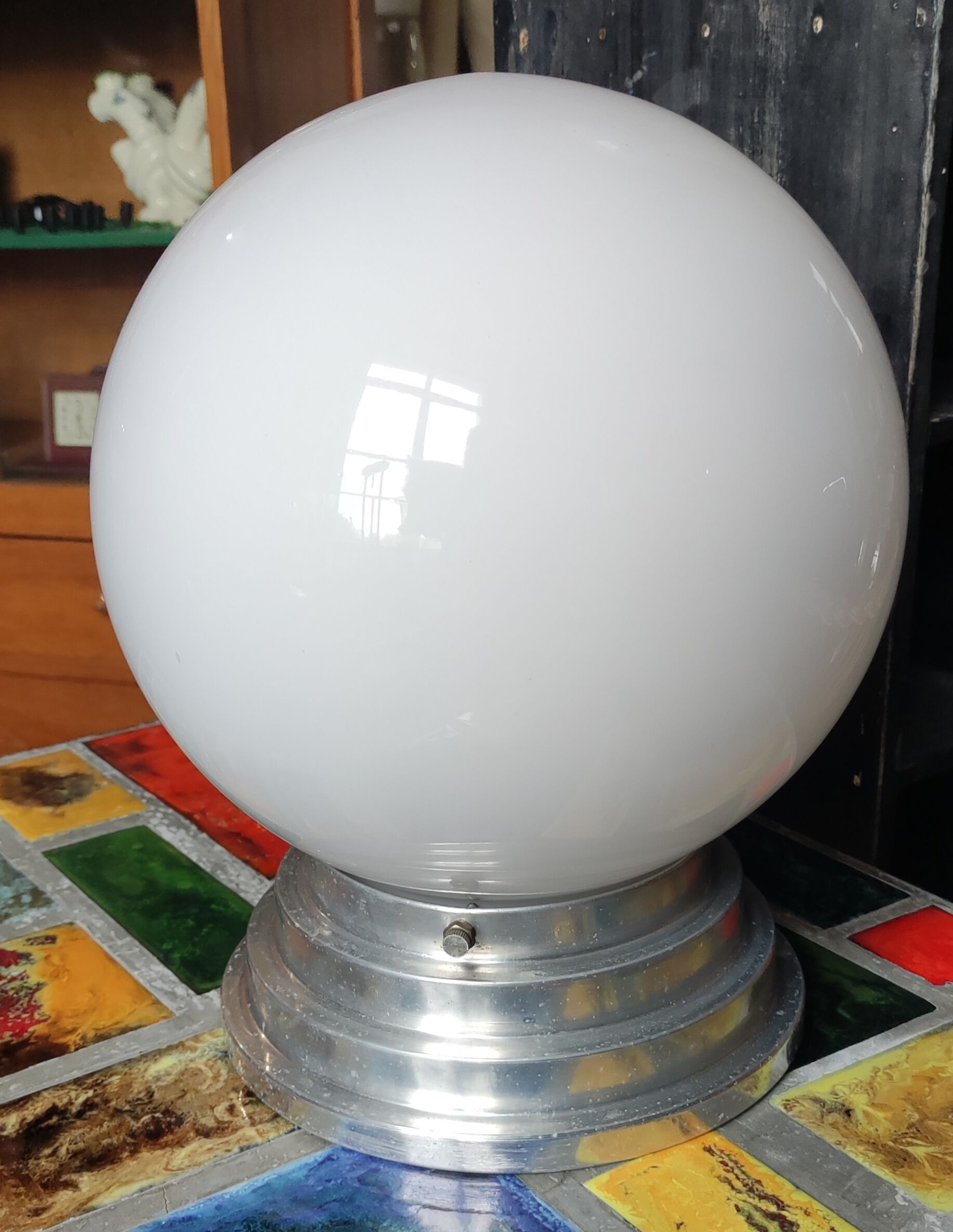 Suspension ball globe glass