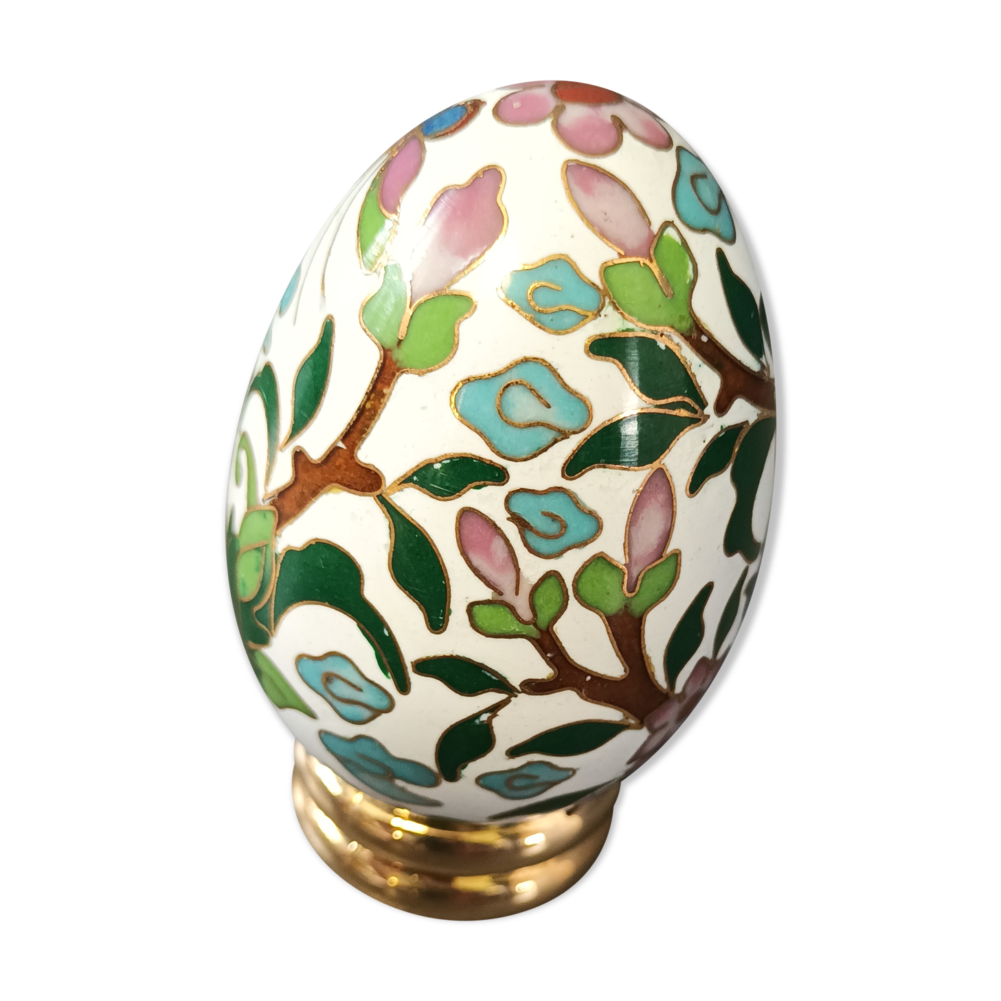 Decorative cloisonné egg