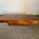 Table basse en loupe d’orme Roche et Bobois vintage 70s