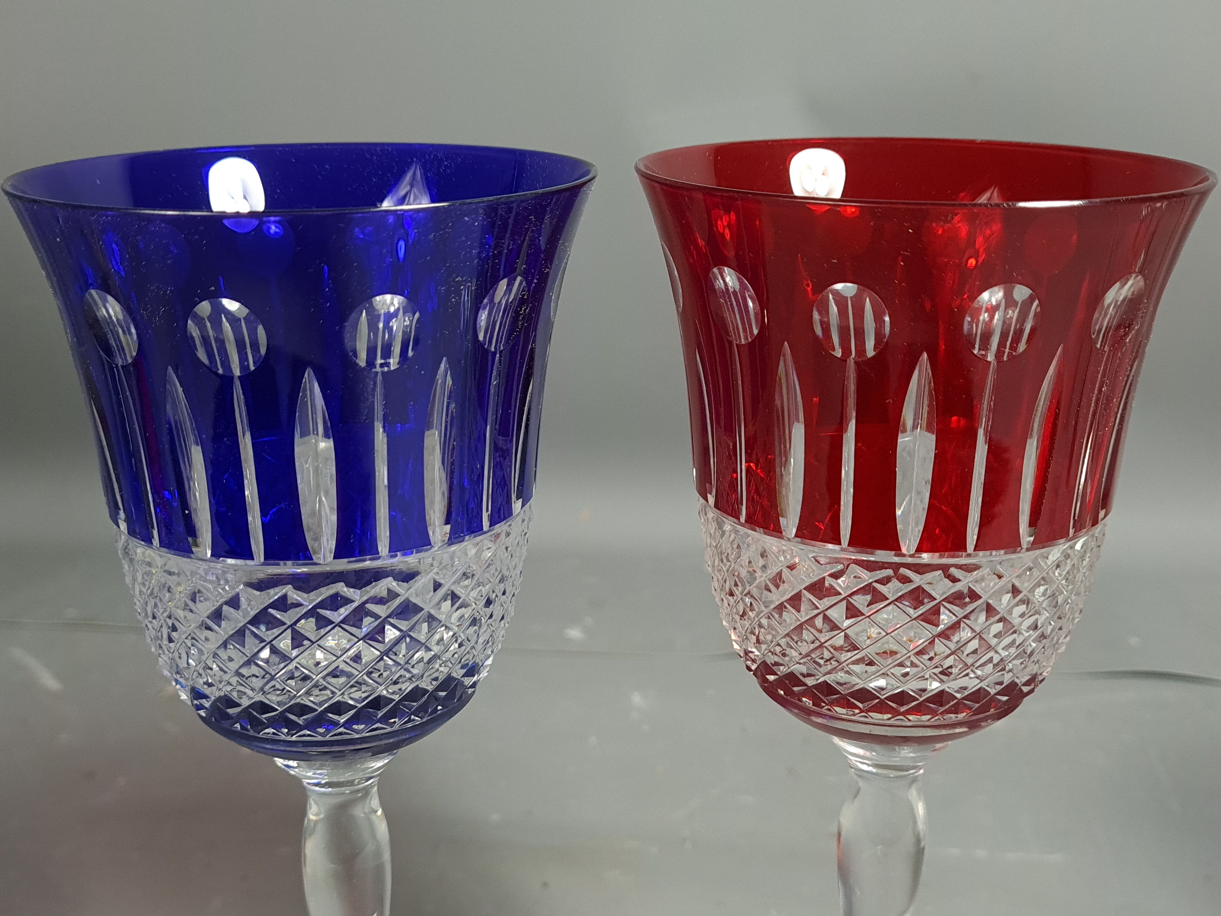 6 verres à vin du Rhin Cristallerie de Lorraine modèle Tomy + boite d'origine SB