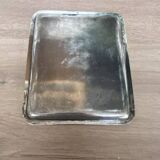Silver metal tray