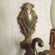 Pair of french vintage gilt bronze traditional style single wall lights 5113