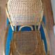 Rocking chair child rattan wicker nsac retro old vintage