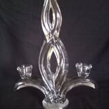 Candle holder 2 crystal arms