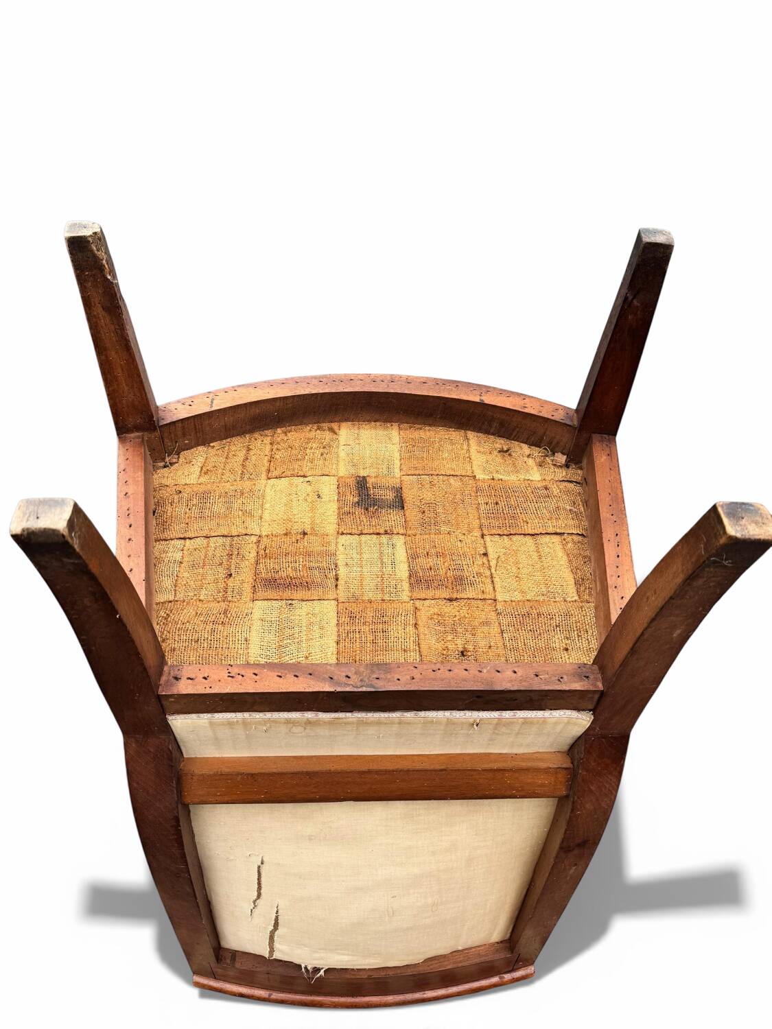 Antique Empire-style salon, 3 pieces. Original upholstery.