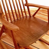 Rocking chair Holesov, Czechoslovakia 60s, Vintage, Retro