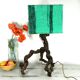 Lampe en bois de souche de vigne