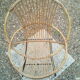 Armchair shell rattan
