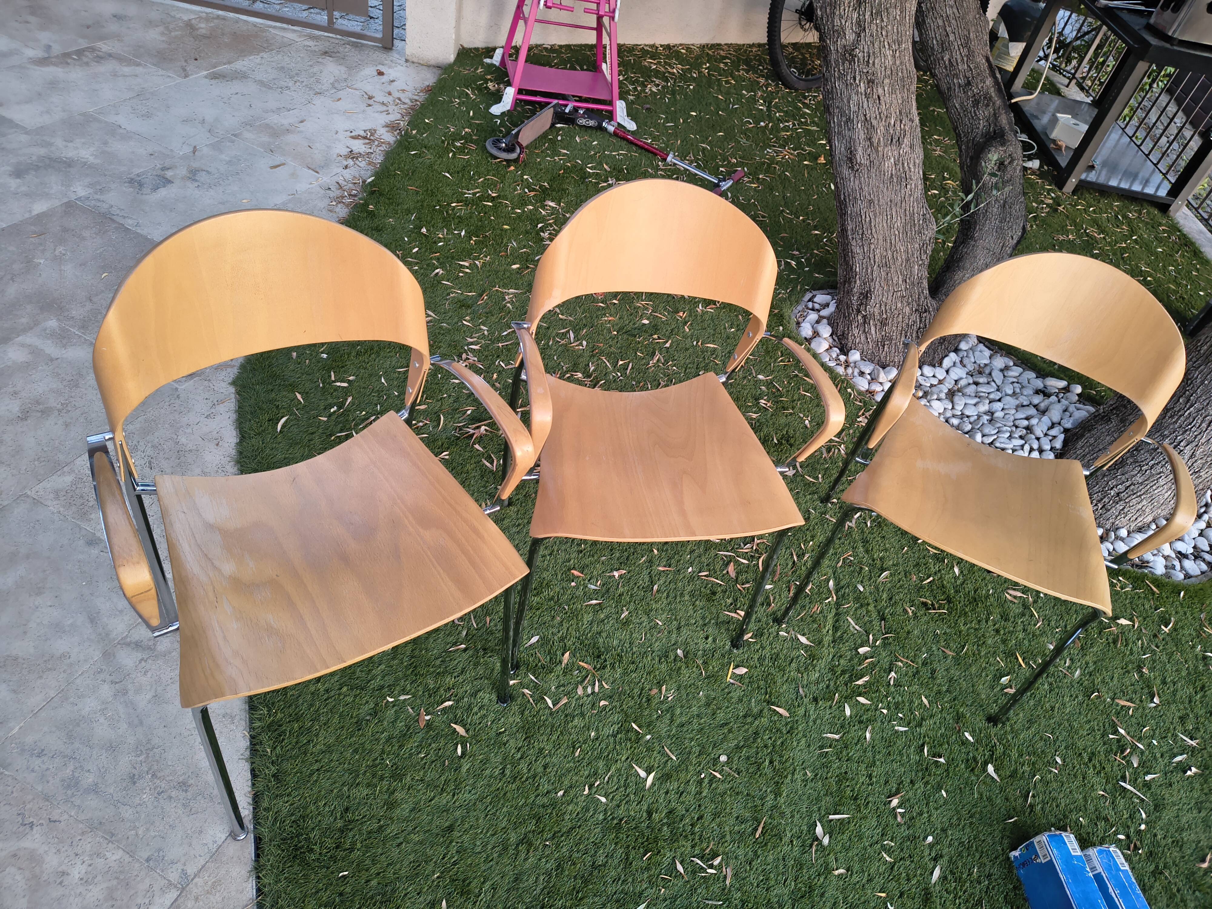 Lot de 3 chaise krijn