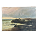Oil on canvas "Côte Bretonne" signed Gallard - 19th century