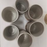 Glazed stoneware service