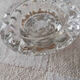 Set of two crystal candle holders in different shapes