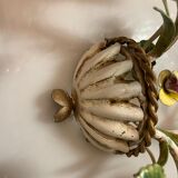 Florentine Tole Flower Sconces, Set of 2