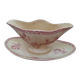 Saucière in iron earth of Gien model Pink hawthorn