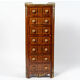 Semainier in marquetry and gilded bronze Louis XVI Style