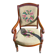Fauteuil cabriolet d'époque Restauration / XIXe siècle