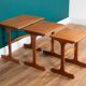Retro Teak 1960s G Plan Mid Century Nest Of 3 Coffee Tables