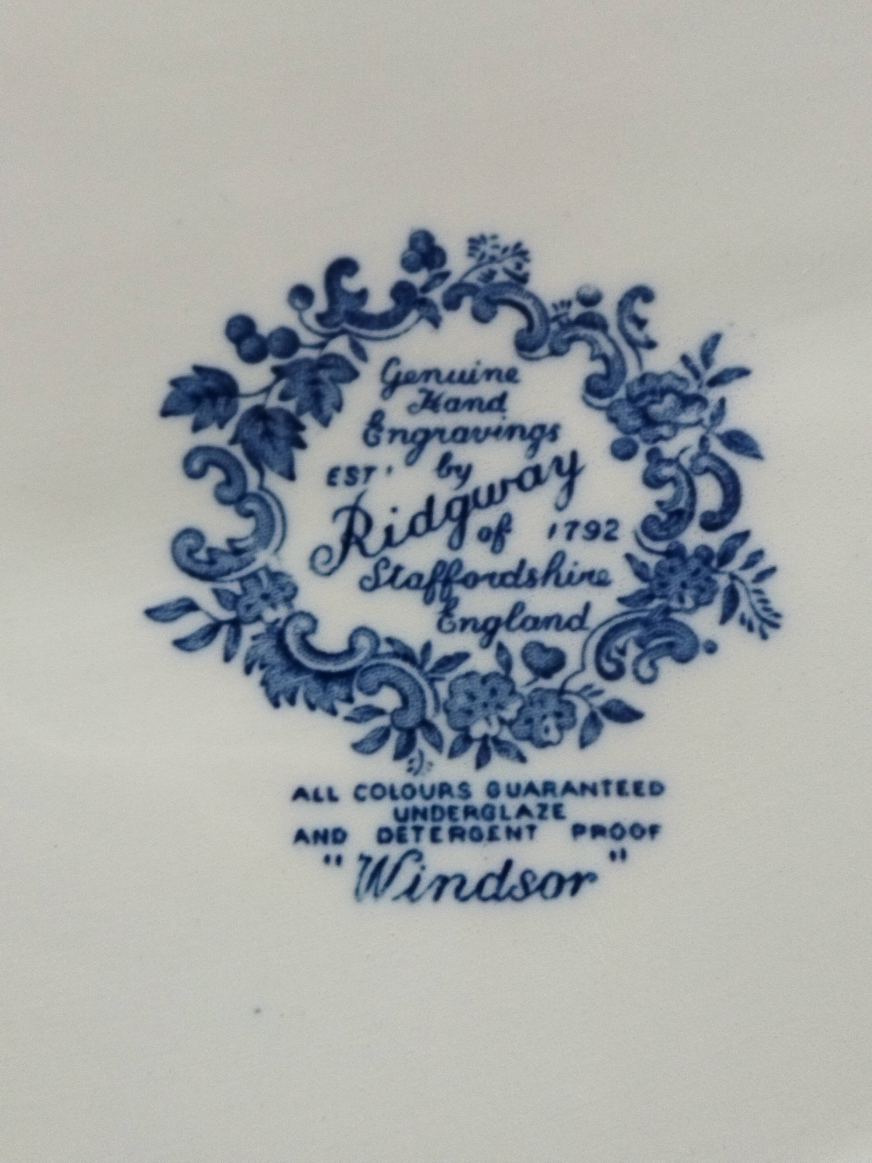English oval dish "Windsor" Ridgway