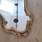 Golden mirror 30x48cm