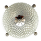 Glass round flush mount ceiling or wall light