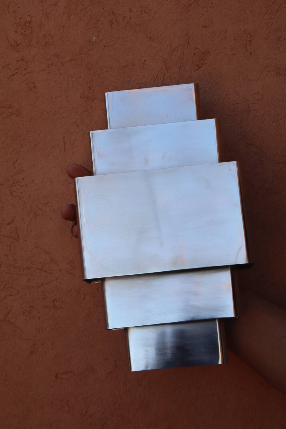 Art Deco Chrome Wall Light (Size M)