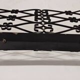 Wrought iron magazine rack signed CHATY Vallauris