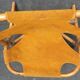 Armchair 1960 bamboo and suede leather