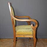 Pair of 19th century walnut restoration armchairs