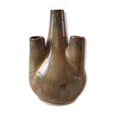 Ceramic soliflore vase / stoneware 60s-70s