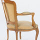 Fauteuil cabriolet de style Louis XV