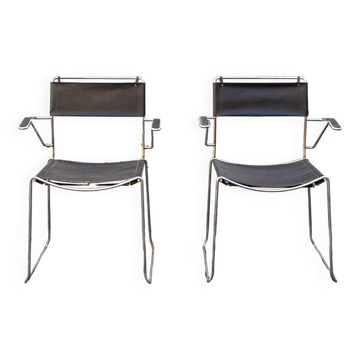 Sedie impilabili by Giandomenico Belotti for Alias, Anni '80, Set of 2