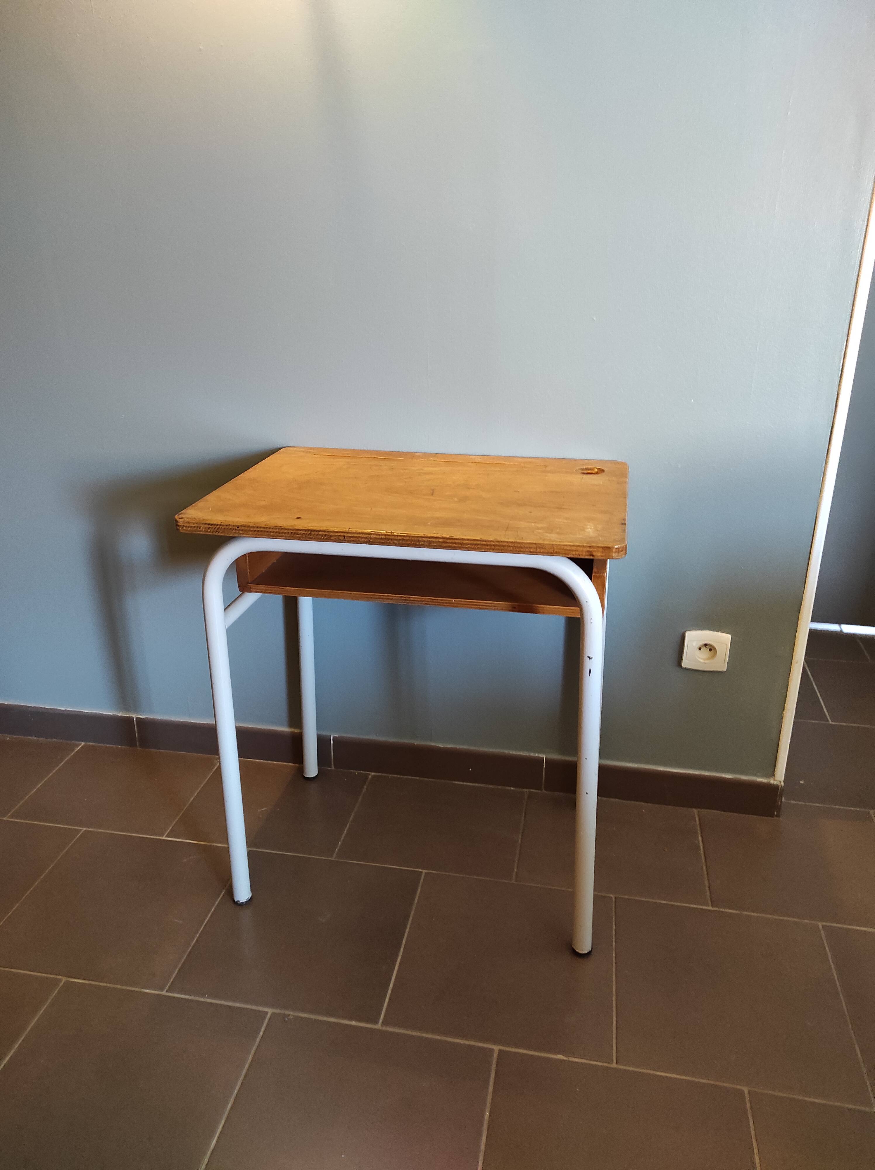 School desk with locker 1960