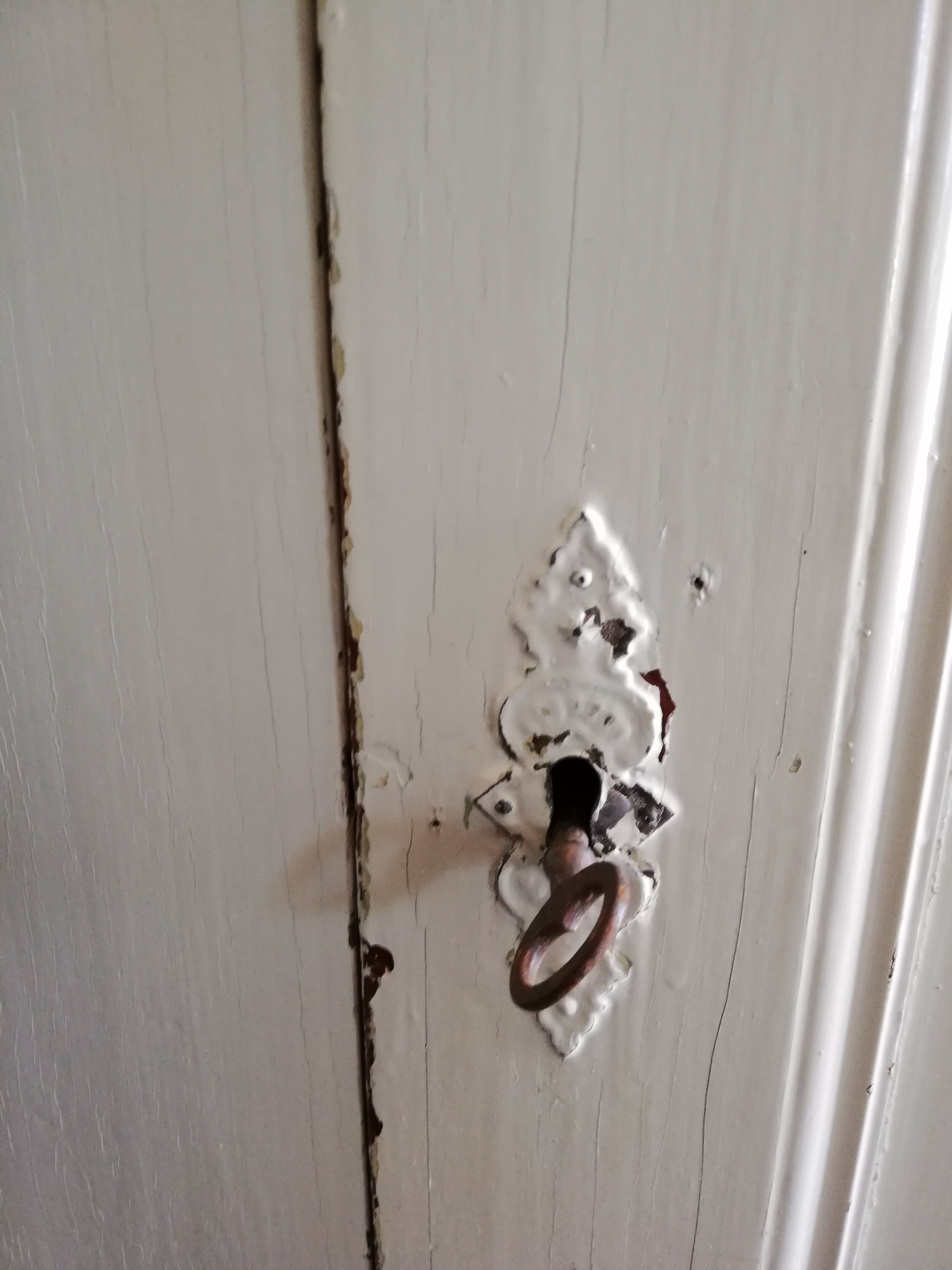 Armoire wardrobe closet shabby old