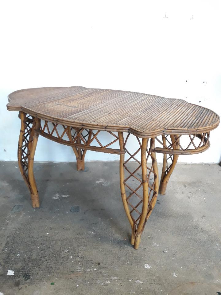 Rattan coffee table