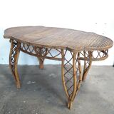 Rattan coffee table