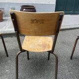 Set of 4 Mullca chairs - School chairs