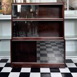 Glazed Mahogany Sectional Barristers Bookcase  / Display Cabinet