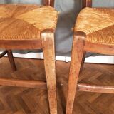 Lot of 2 mulched chairs